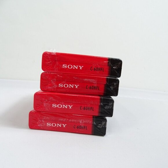 Sony HF High Fidelity 60 Minute Audio Cassette Normal Bias‎ Tapes 4 Pack C-60HFC - Picture 3 of 3